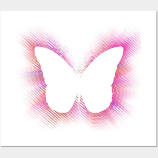 Butterfly (Light) Posters and Art